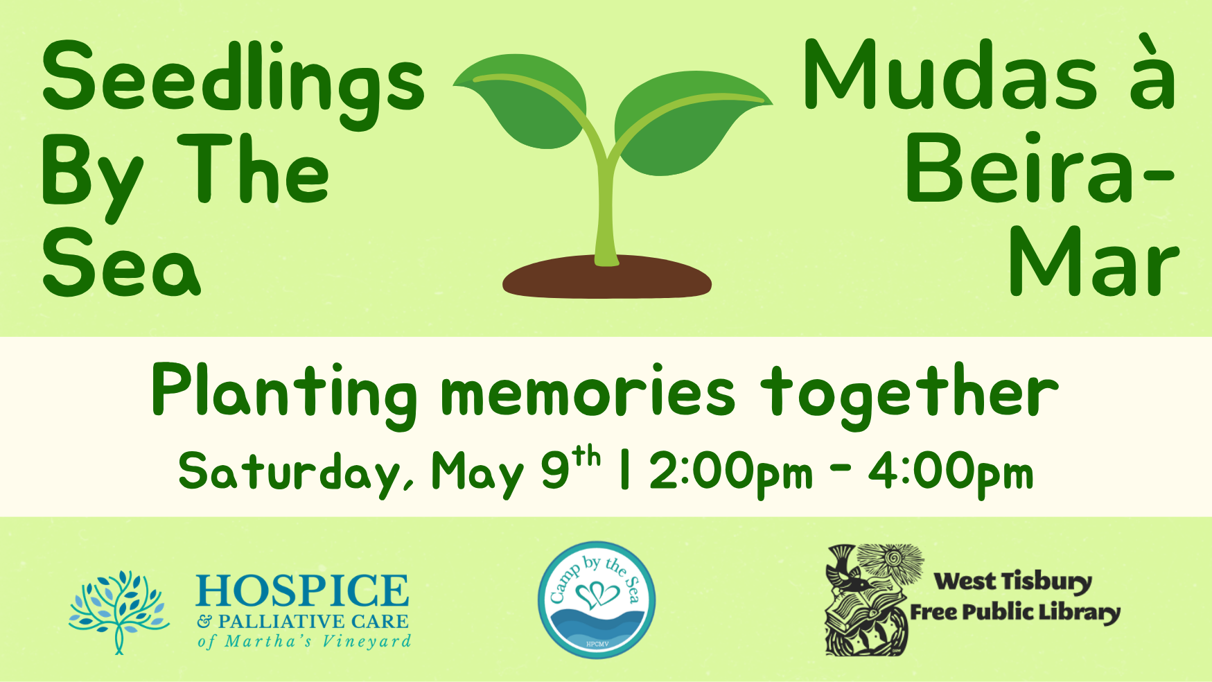 Seedlings by the sea banner