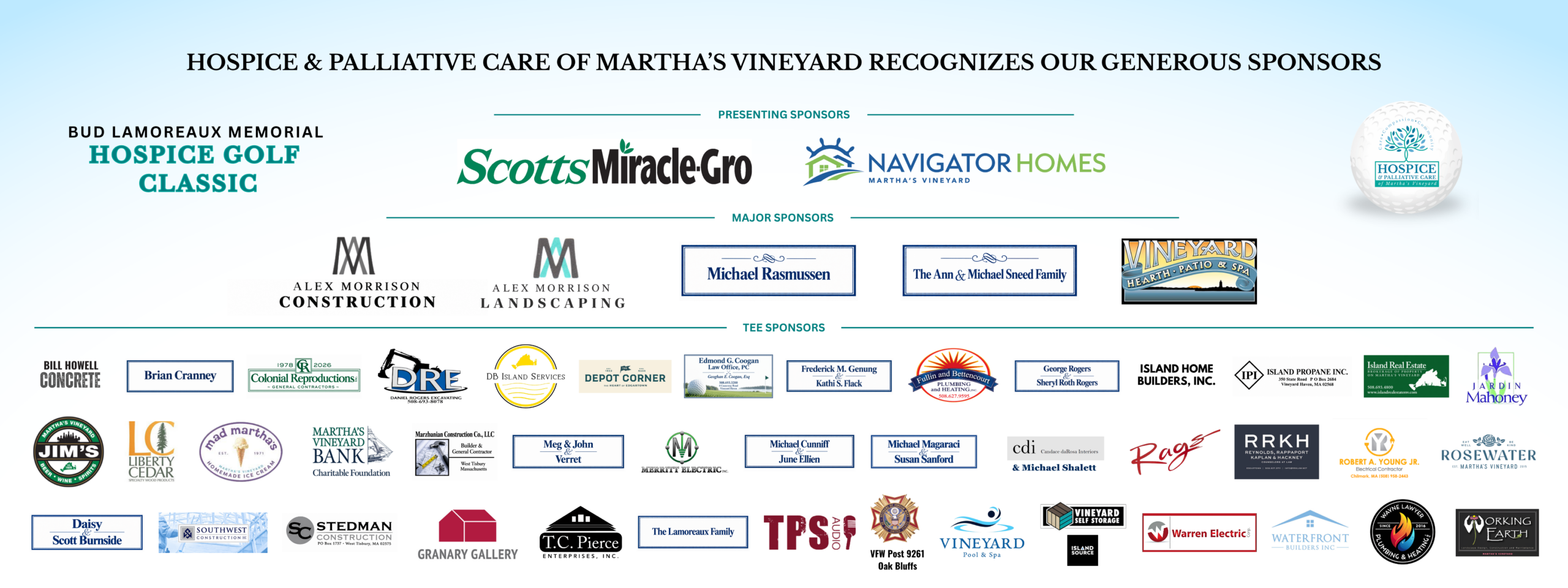 golf tournament sponsor banner
