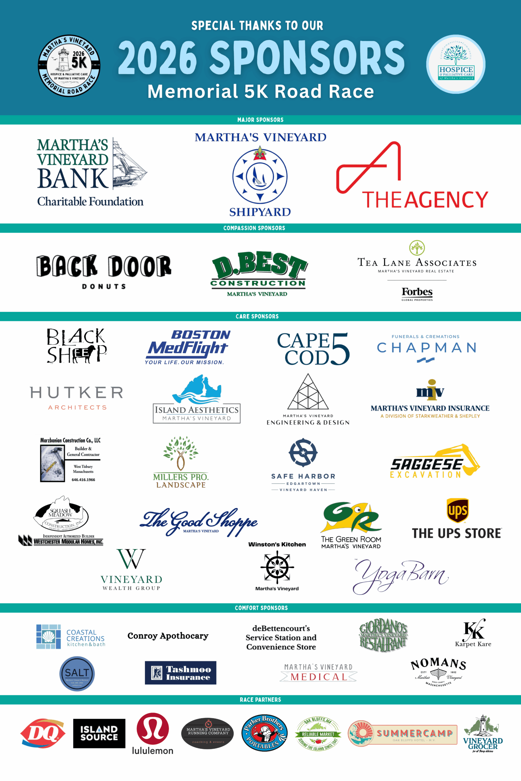 2026 road race sponsors poster