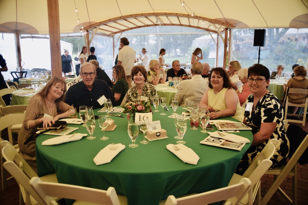 Soiree guests at their table