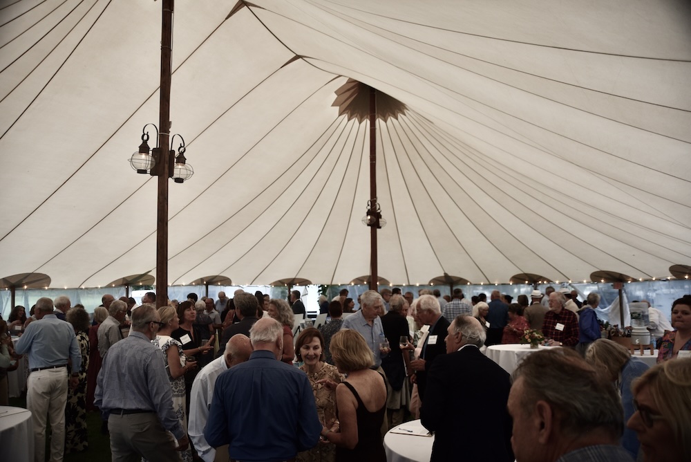 soiree silent auction tent