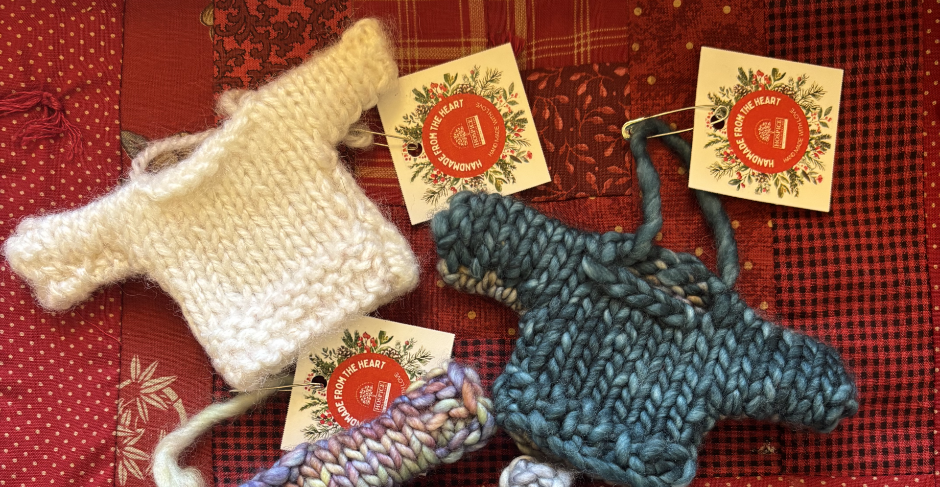 tiny sweater ornaments