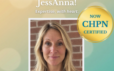 Congratulations to JessAnna Watts, RN, CHPN